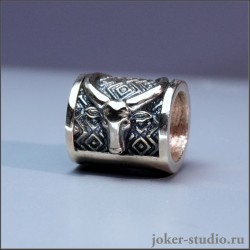 ЮВЕЛИРНЫЙ ШАРМ с ГОЛОВОЙ БУЙВОЛА БУСИНА для БРАСЛЕТА С БЫКОМ ТАЛИСМАНОМ СИЛЫ